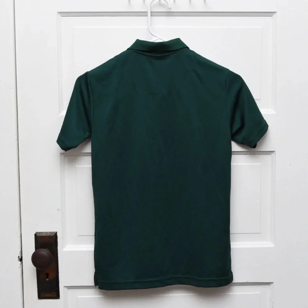 Boys Chaps school approved performance polo dark green size‎ 10-12